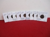Mixed 1880's and 1890's Indianhead Pennies-Lot of 9