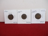 1901-1903 Indianhead Pennies