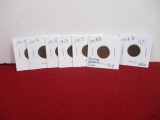 1900's Mixed Wheat Pennies-Lot of 7