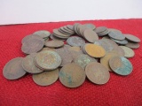 Mixed Bag of Indianhead Pennies-68 Coins
