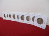 1932-D and 1932-S Washington Silver Quarter Dollars-Lot of 9