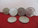 Mixed Canadian Coins-Lot of 5