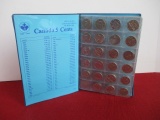 Canadian 5 Cents Collector Book with Coins