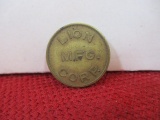 1920's US Lion Mfg. Gaming Token