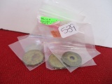 Mills and Eagle Gaming Tokens-Lot of 4