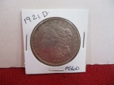 1921-D Morgan Silver Dollar Coin