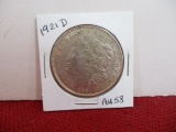 1921-D Morgan Silver Dollar Coin