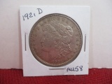 1921-D Morgan Silver Dollar Coin