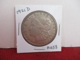 1921-D Morgan Silver Dollar Coin