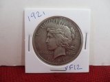 1921 Peace Silver Dollar Coin