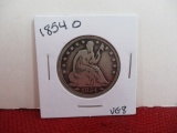 1854-O Seated Silver Half Dollar Coin