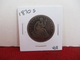 1870-S Seated Silver Half Dollar Coin