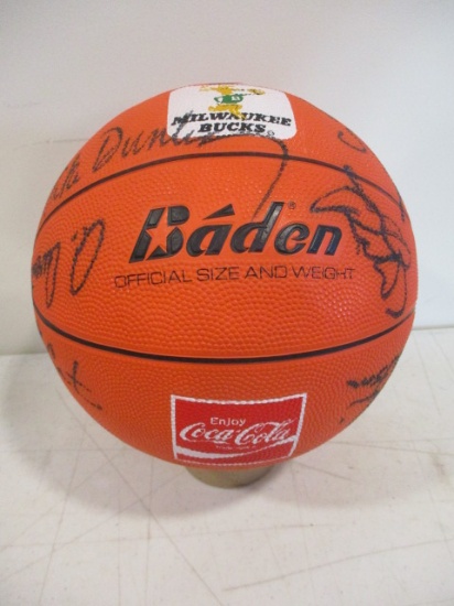 Milwaukee Bucks/Coca-Cola Team Signed Basketball
