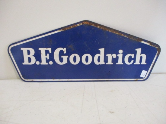 B.F. Goodrich Vintage Original Rack Topper Metal Sign