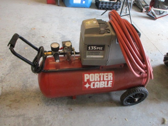 Porter Cable 135 psi Air Compressor w/ Hose