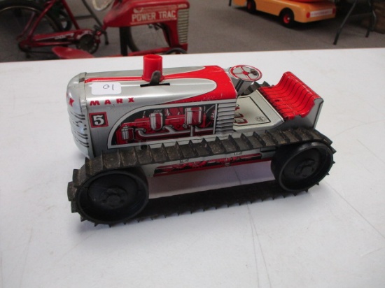 Marx Windup Tin Lithograph Tractor