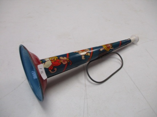 Tin Lithograph Horn