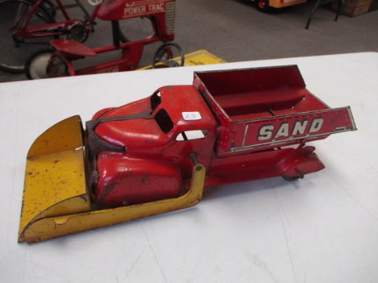 Marx Tin Lithograph Sand And Gravel Truck