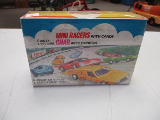 Vintage Mini Racers w/ Candy Sealed Store Display