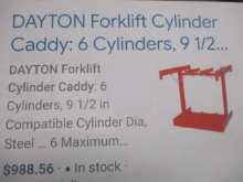 Dayton Forklift Cylinder Caddy