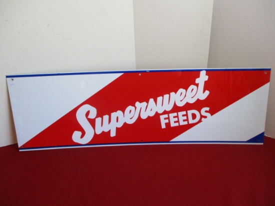 Supersweet Feeds Metal Advertising Sign