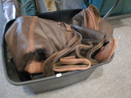 Large Grouping of Leather Gun Case