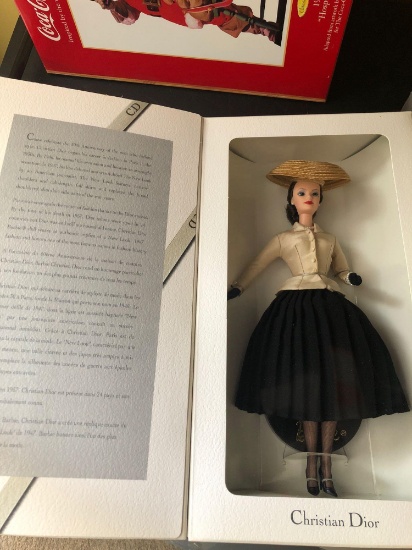 Barbie Christian Dior dolls - lot of two