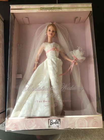 Barbie Sophisticated Wedding 2002 - lot of two dolls