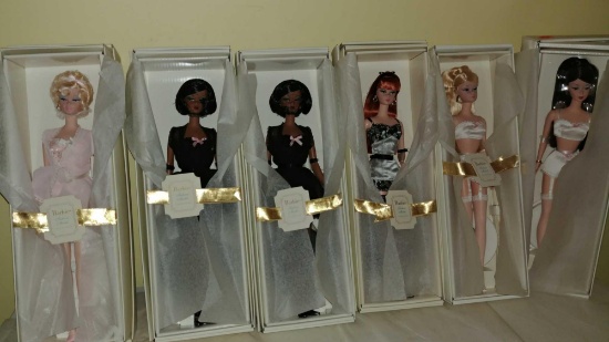 Lot of 6 Limited Edition Silkstone Body fashion model dolls
