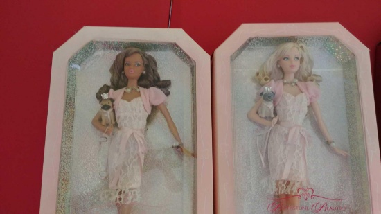 Birthstone Barbies - two each of October, November and December