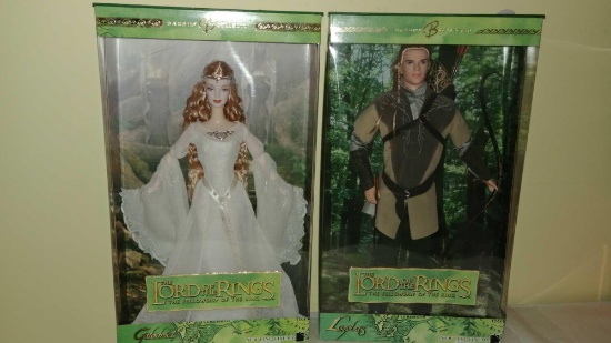 Two Lord of the Ring Barbies