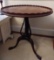 Mahogany pie crust table.