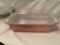 Lot of four Pyrex casseroles. Three with lids