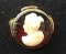 Unmarked 14K gold cameo ring - 8.9 grams