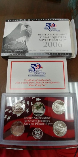 50 State Quarters 2006 Silver Proof Set