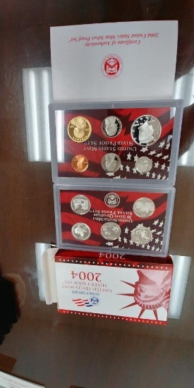 2004 US Mint Silver Proof Set