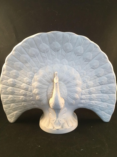 Lladro Peacock Vase