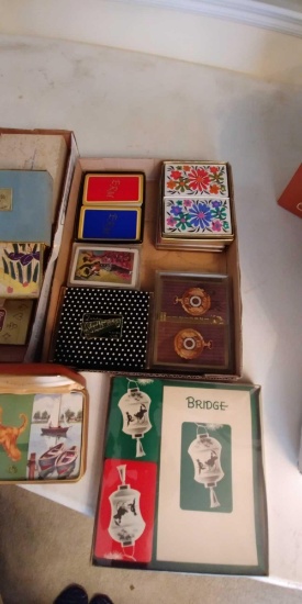 Vintage decks of cards - card accessories