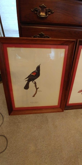 Pair Bird prints