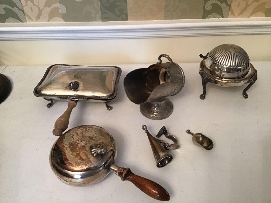 Lot of Six silver plate pieces