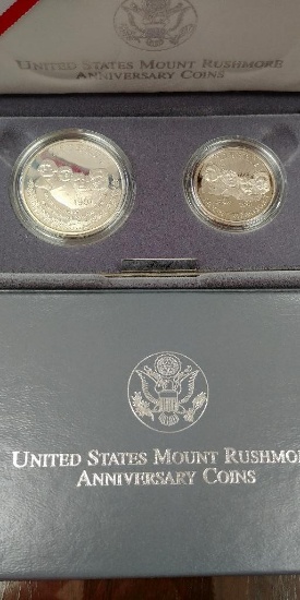 United States Mount Rushmore Anniversary Coins