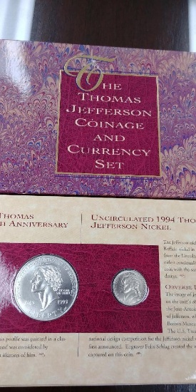 The Thomas Jefferson Coinage and Currency Set
