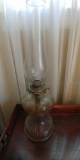 Oil lamp. 19 inches tall