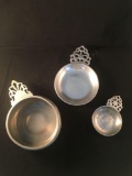 3 Pewter Round Pieces 1 Reed & Barton; 2 Stede