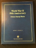 WWII 50th Anniversary Deluxe Stamp Sheets Postal Commemorative Society