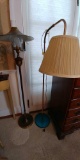 Two floor lamps