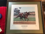 Secretariat - framed print-25x27- 99th Kentucky Derby Winner