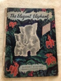 1930 Webster dictionary pocket size, First printing 1944 childrens book the Elegant elephant,