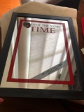 Time Magazine- Man of Year mirror -14x 18 inches