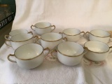 9 Haviland France Limoges cups. One hairline crack